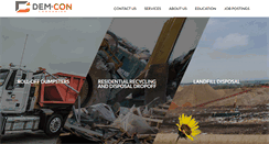 Desktop Screenshot of dem-con.com